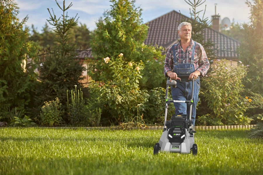 battery operated mower